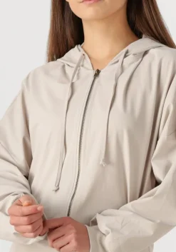 beige penn & ink vest hoodie