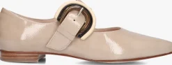 beige pertini ballerina's 35155