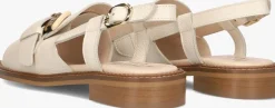 beige pertini platte sandalen 35151