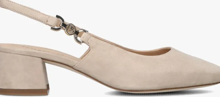 beige peter kaiser slingbacks 79541