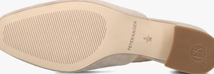 beige peter kaiser slingbacks 79541
