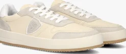beige philippe model lage sneakers nice low