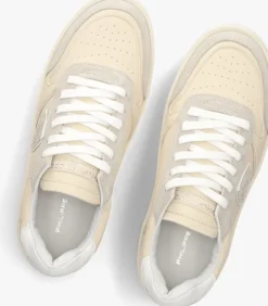 beige philippe model lage sneakers nice low