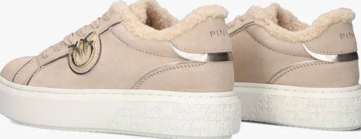 beige pinko lage sneakers yoko 1.0 sneaker