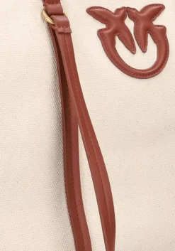 beige pinko shopper miranda shopper extra