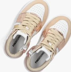 beige pinocchio hoge sneakers p1765