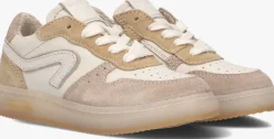 beige pinocchio lage sneakers p1804