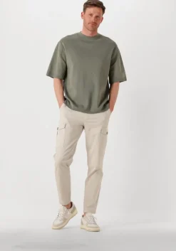 beige plain cargobroeken hugopl