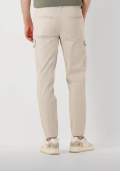 beige plain cargobroeken hugopl