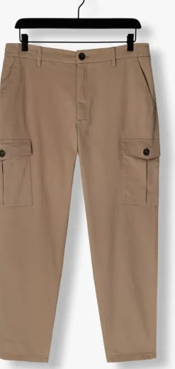 beige plain cargobroeken hugopl 820