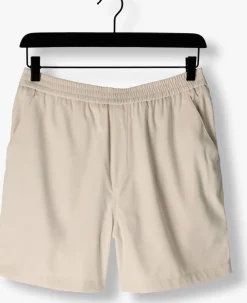 beige plain korte broek turipl shorts