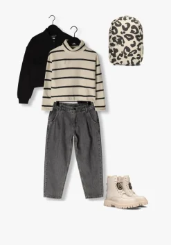 beige play up coltrui striped jersey sweater col