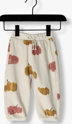 beige play up joggingbroek printed fleece trousers