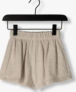 beige play up korte broek embellished jersey shorts