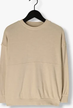 beige play up trui fleece sweater