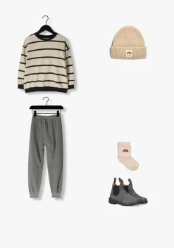 beige play up trui striped jersey sweater