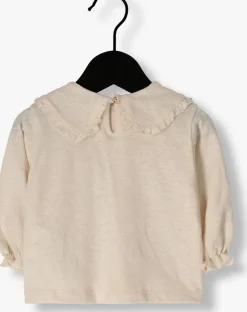 beige play up t-shirt jersey ls t-shirt