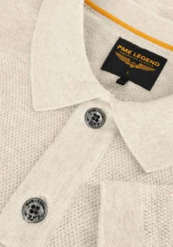 beige pme legend polo short sleeve polo knitted