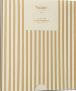 beige pockies boxershorts striped