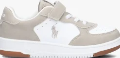 beige polo ralph lauren lage sneakers masters court ps