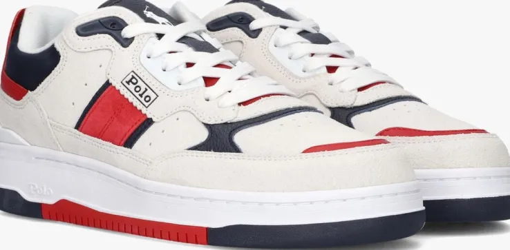 beige polo ralph lauren lage sneakers masters sprt