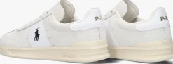 beige polo ralph lauren lage sneakers hrt aera pp low top lace w