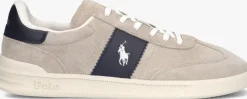 beige polo ralph lauren lage sneakers heritage area