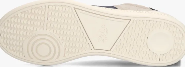 beige polo ralph lauren lage sneakers heritage area
