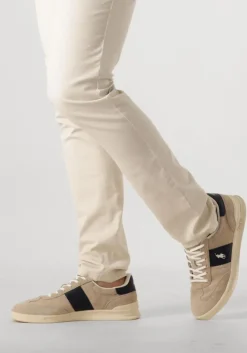 beige polo ralph lauren lage sneakers heritage area