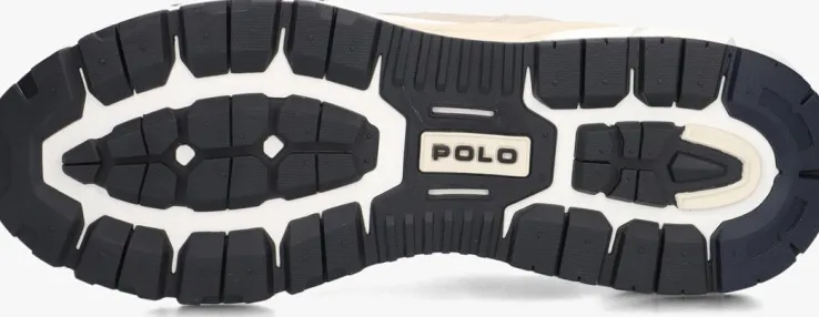 beige polo ralph lauren lage sneakers trackstr 250 low top lace