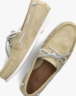 beige polo ralph lauren mocassins merton boat