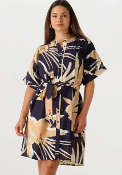 beige pom amsterdam mini jurk artisan dress