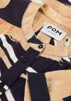 beige pom amsterdam mini jurk artisan dress