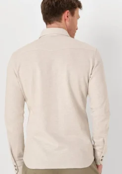 beige profuomo casual overhemd overshirt wester