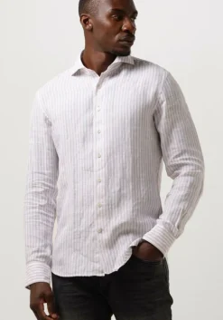 beige profuomo casual overhemd ppuh10026