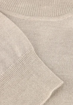 beige profuomo coltrui pullover roll neck