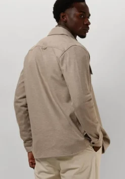 beige profuomo overshirt overshirt knitted