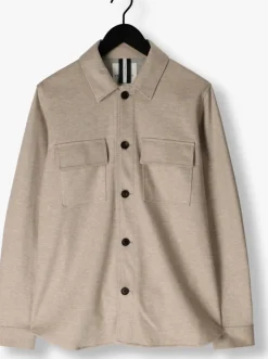 beige profuomo overshirt overshirt knitted