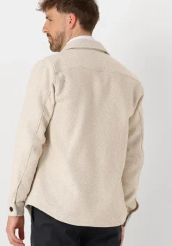 beige profuomo overshirt overshirt texture