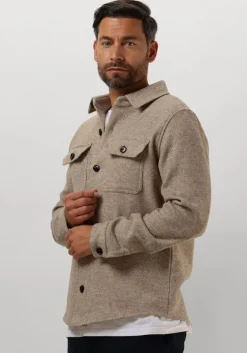 beige profuomo overshirt overshirt texture