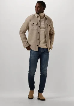 beige profuomo overshirt overshirt texture