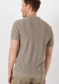 beige profuomo polo polo short sleeve