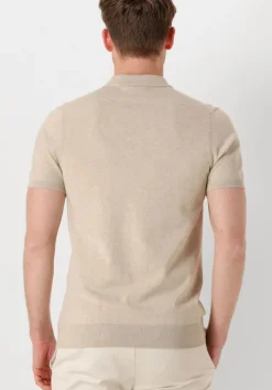 beige profuomo polo polo short sleeve