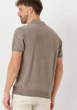beige profuomo polo polo short sleeve