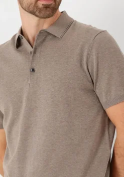 beige profuomo polo polo short sleeve