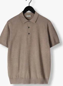 beige profuomo polo polo short sleeve