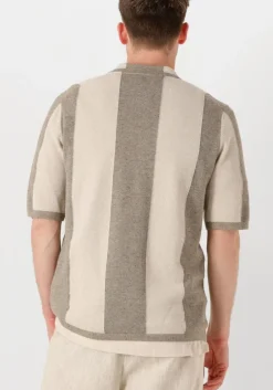 beige profuomo polo polo camp button th