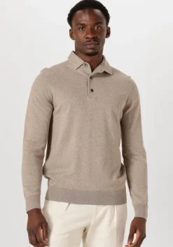 beige profuomo trui polo onepiece luxury basic