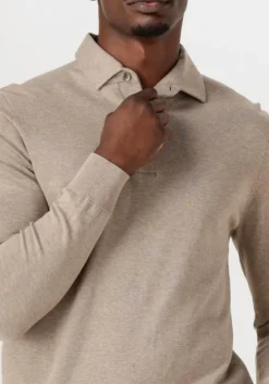 beige profuomo trui polo onepiece luxury basic