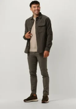 beige profuomo trui pullover crew neck